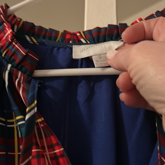 Sugarlips Plaid Ruffle Dress Small Holiday Christmas - Picture 5 of 5